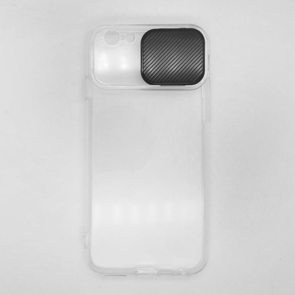 iPhone 6 / 6s Camera Slide Protection Clear Back Cover Soft Silicone TPU Bumper case