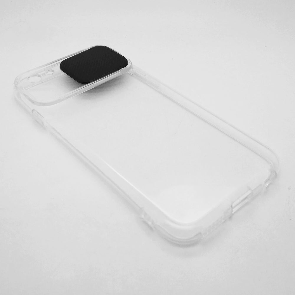 iPhone 6 / 6s Camera Slide Protection Clear Back Cover Soft Silicone TPU Bumper case