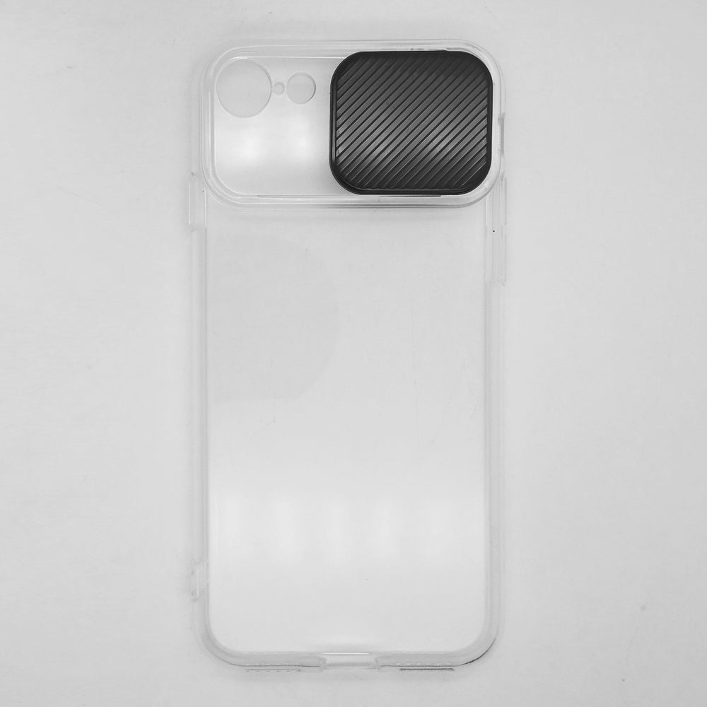 iPhone 7 / 8 Camera Slide Protection Clear Back Cover Soft Silicone TPU Bumper case