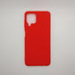 Samsung A22 bundle pack of 3 Silicone case slim black red blue back covers