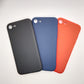 iPhone SE 2020 bundle pack of 3 Silicone case slim black red blue back covers