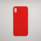 iPhone Xs Max bundle pack of 3 Silicone case slim black red blue back covers