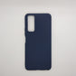 Vivo Y53s bundle pack of 3 Silicone case slim black red blue back covers