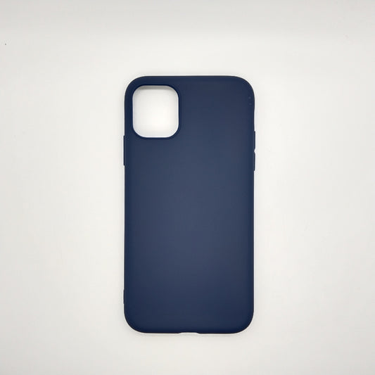 iPhone 11 bundle pack of 3 Silicone case slim black red blue back covers