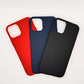 iPhone 11 Pro bundle pack of 3 Silicone case slim black red blue back covers