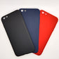 iPhone 6 Plus bundle pack of 3 Silicone case slim black red blue back covers