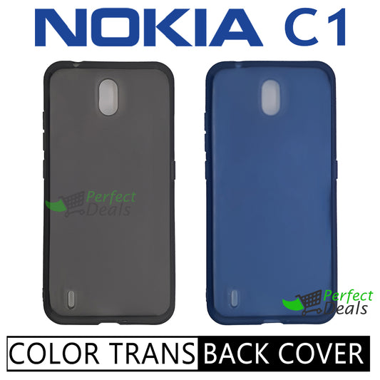 Semi Transparent TPU Case for Nokia C1
