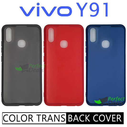 Semi Transparent TPU Case for Vivo Y91