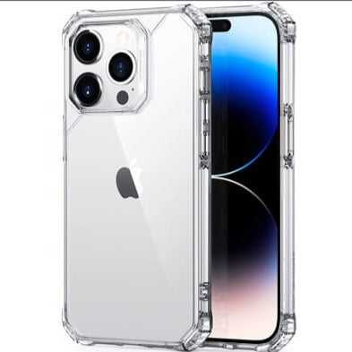AntiShock Clear Back Cover Soft Silicone TPU Bumper case for apple iPhone 15 Pro