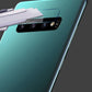 Pack of UV Glue Full Screen Protector Tempered Glass + Carbon Back Sticker and Camera Lens Protection for Samsung S10