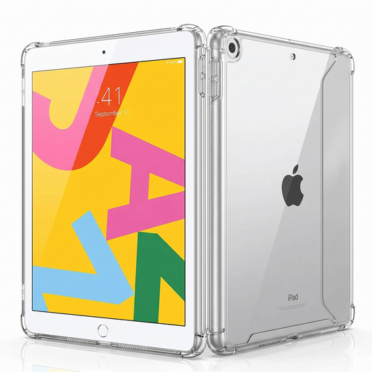 iPad 2019 10.2" Clear Anti-Shock Case Heavy Duty Corner Protection Cover