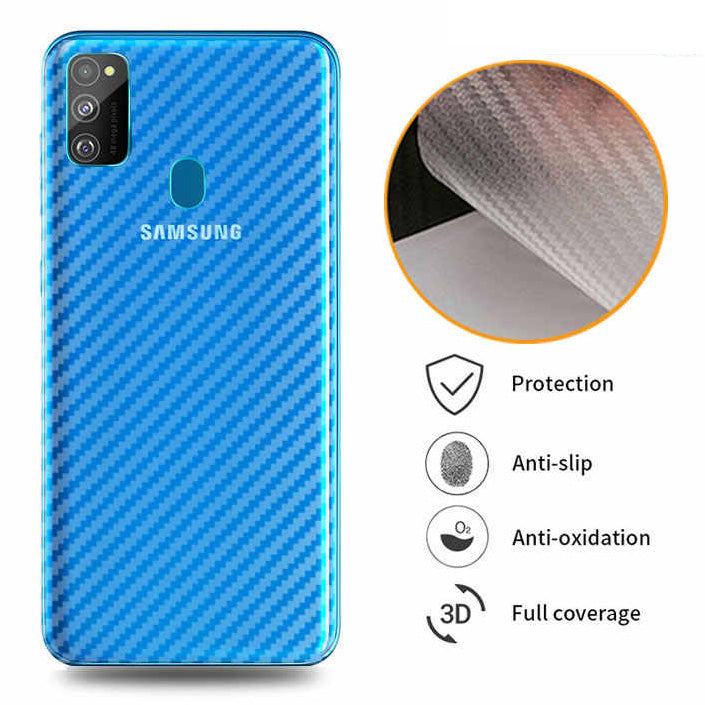Carbon Back Sticker for Samsung
