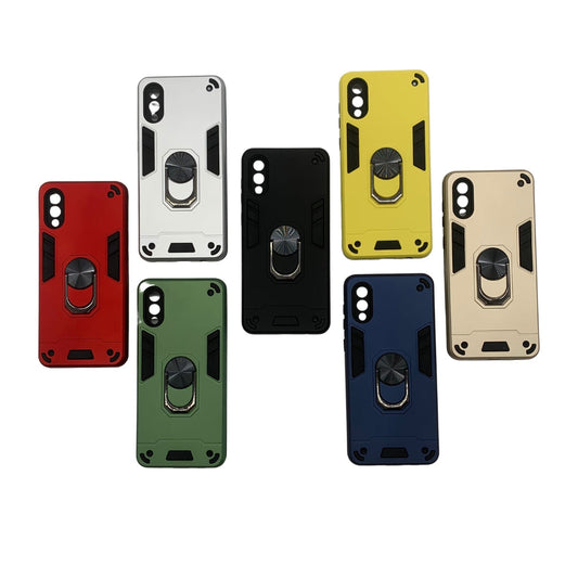Samsung A02 / M02 Hard PC Case with ring holder Shockproof Slim back Cover