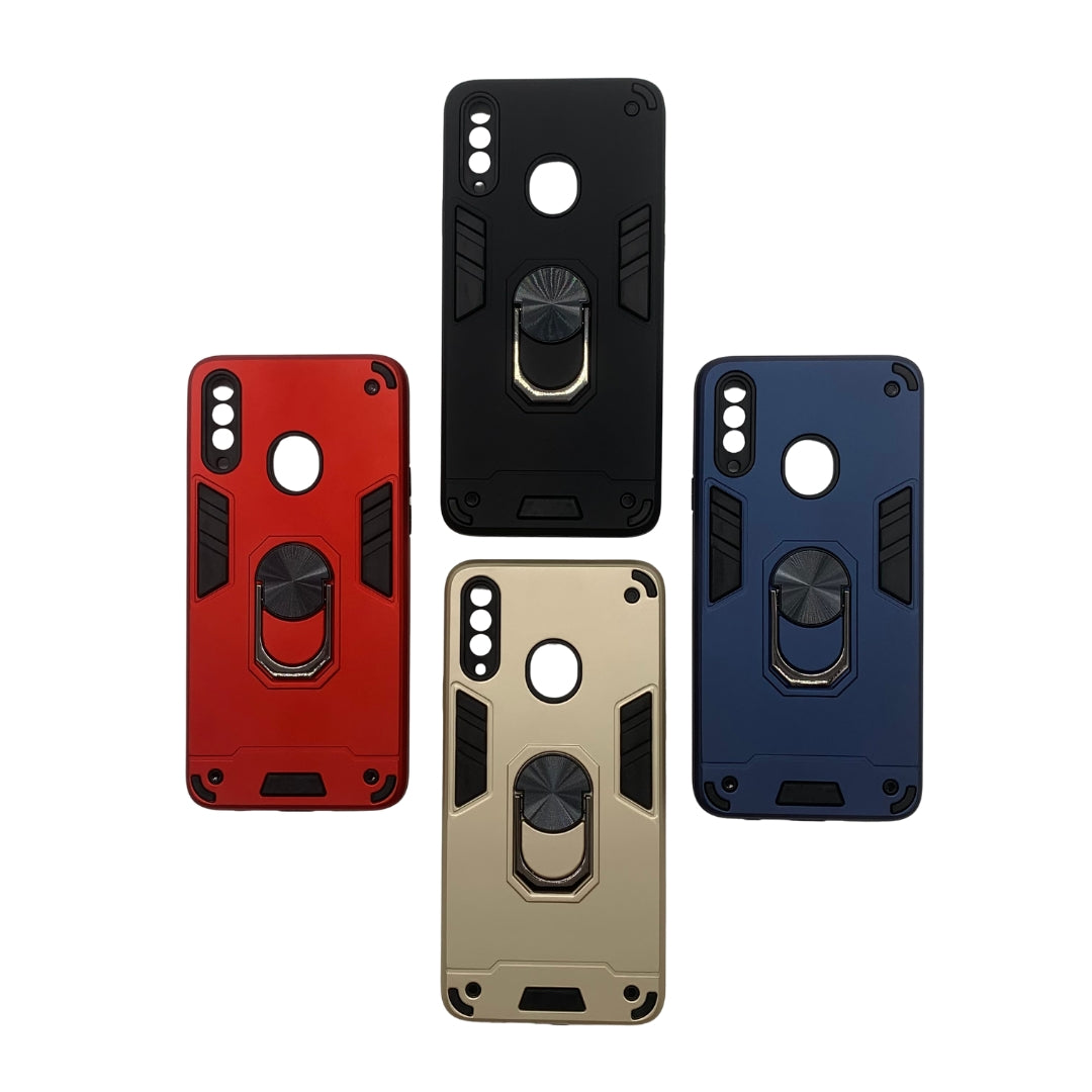 Samsung A20s Hard PC Case with ring holder Shockproof Slim back Cover