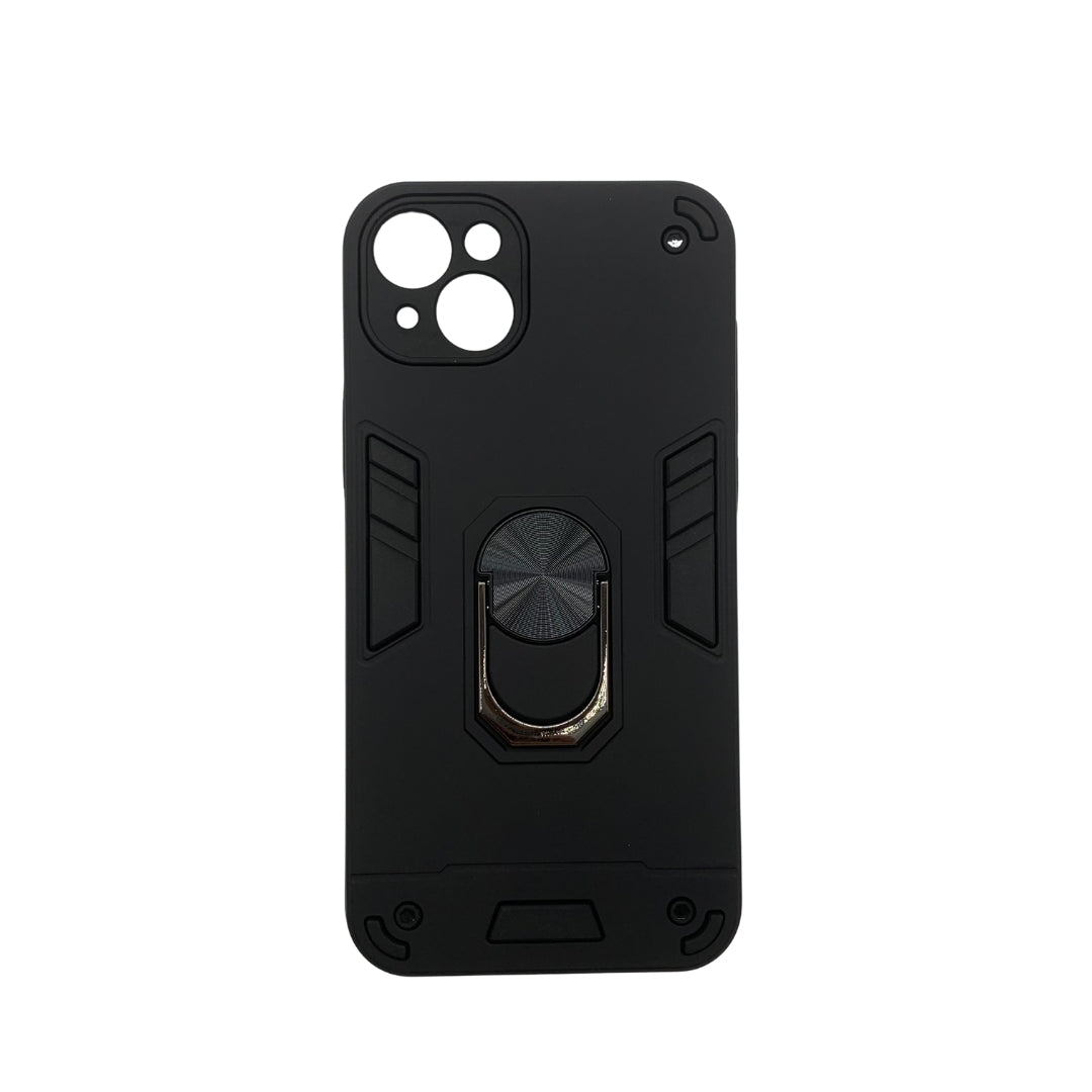 iPhone 14 Plus Hard PC Case with ring holder Shockproof Slim back Cover