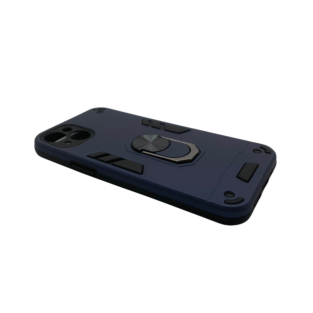 iPhone 14 Plus Hard PC Case with ring holder Shockproof Slim back Cover