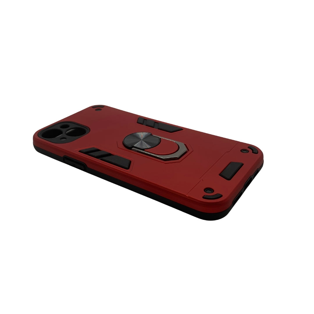iPhone 14 Plus Hard PC Case with ring holder Shockproof Slim back Cover