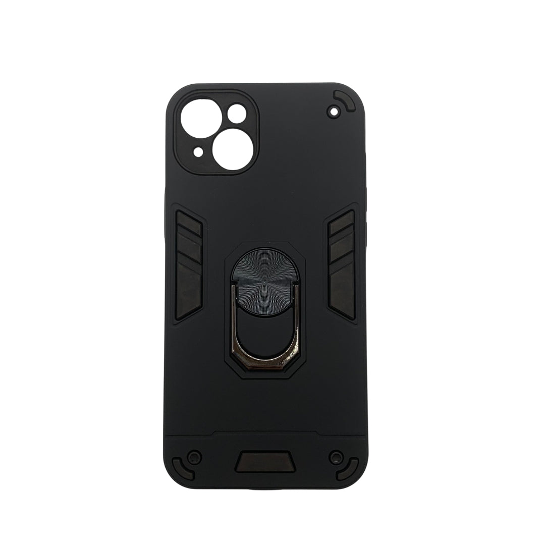 iPhone 15 Plus Hard PC Case with ring holder Shockproof Slim back Cover