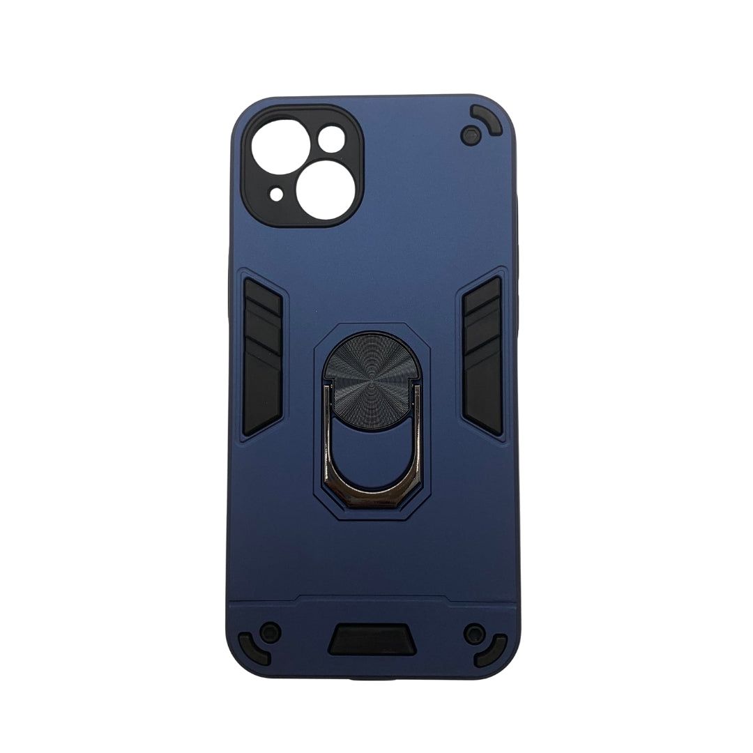 iPhone 15 Plus Hard PC Case with ring holder Shockproof Slim back Cover