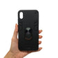 iPhone Xs Max Hard PC Case with ring holder Shockproof Slim back Cover