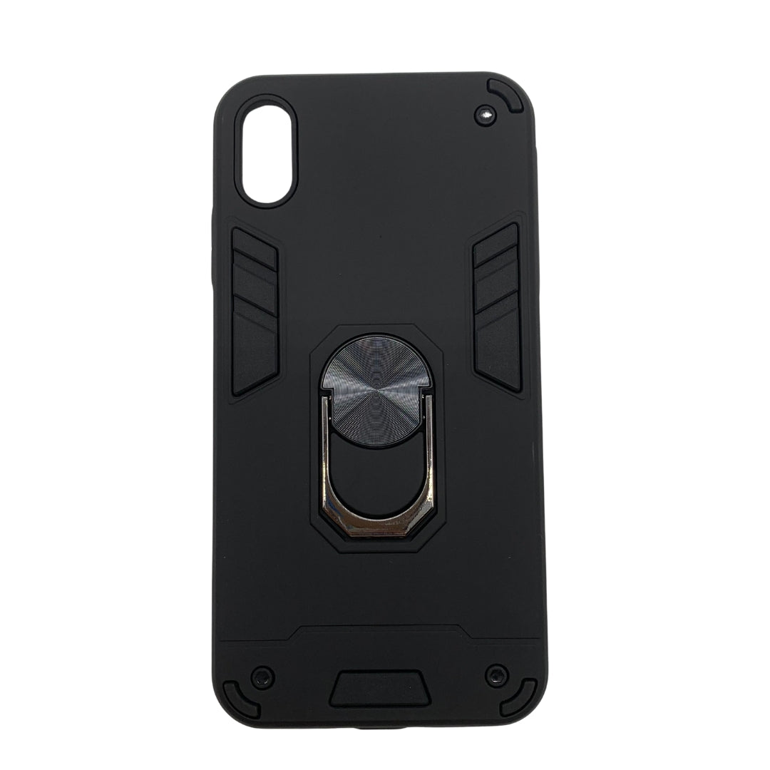 iPhone Xs Max Hard PC Case with ring holder Shockproof Slim back Cover