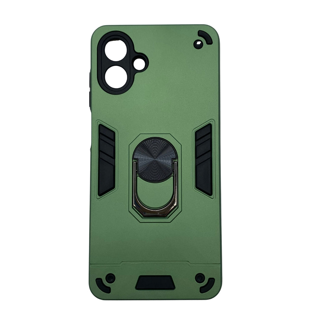 Samsung A07 Hard PC Case with Ring holder Shockproof armour back Cover