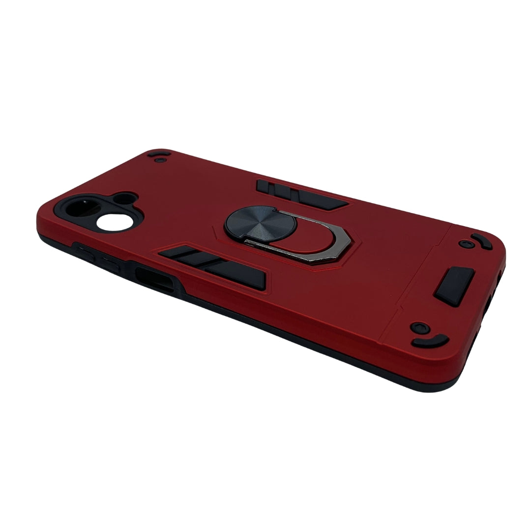 Samsung A07 Hard PC Case with Ring holder Shockproof armour back Cover