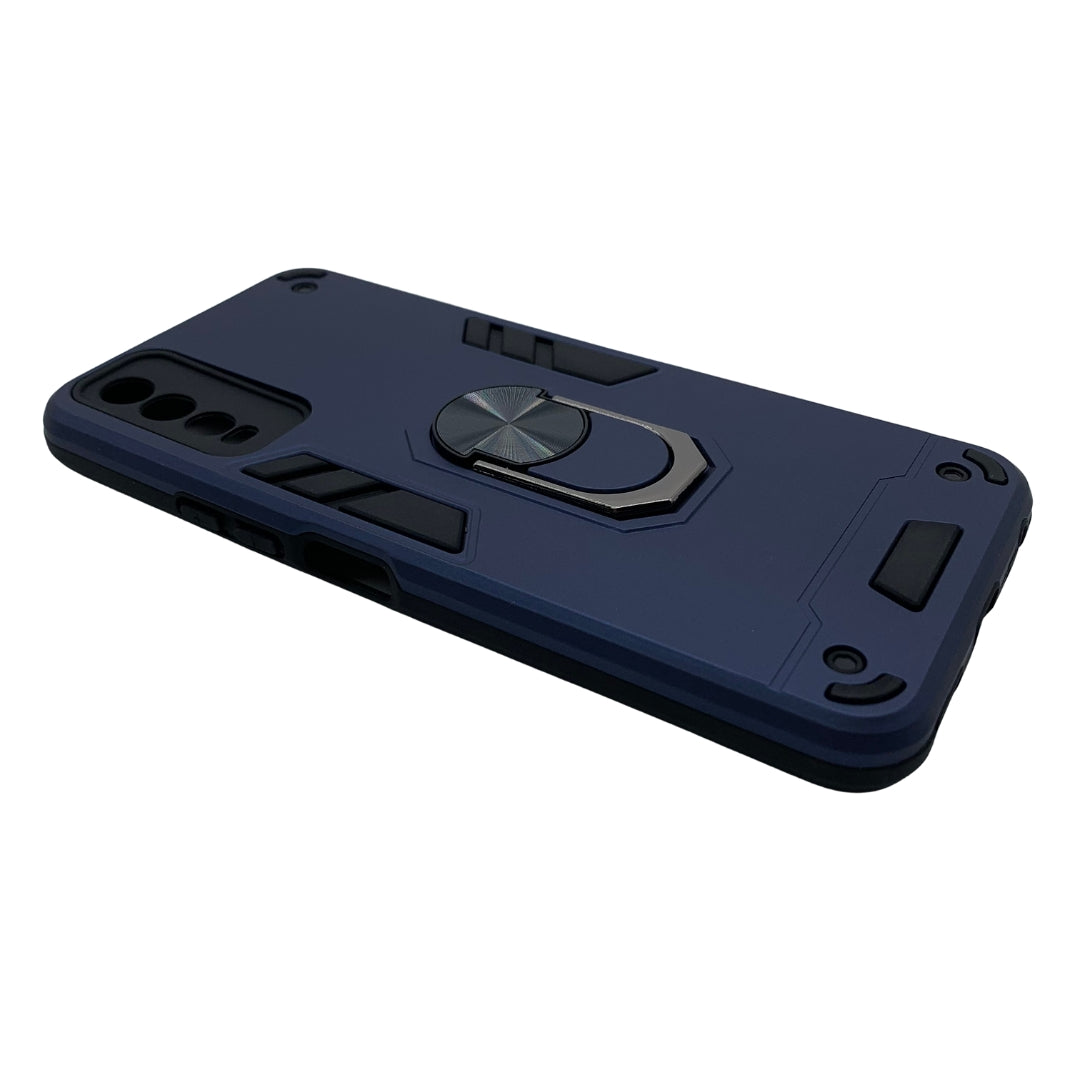 Vivo Y12s Hard PC Case with Ring holder Shockproof armour back Cover