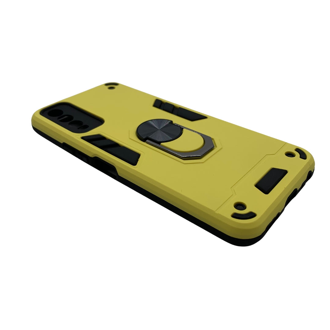 Vivo Y12s Hard PC Case with Ring holder Shockproof armour back Cover
