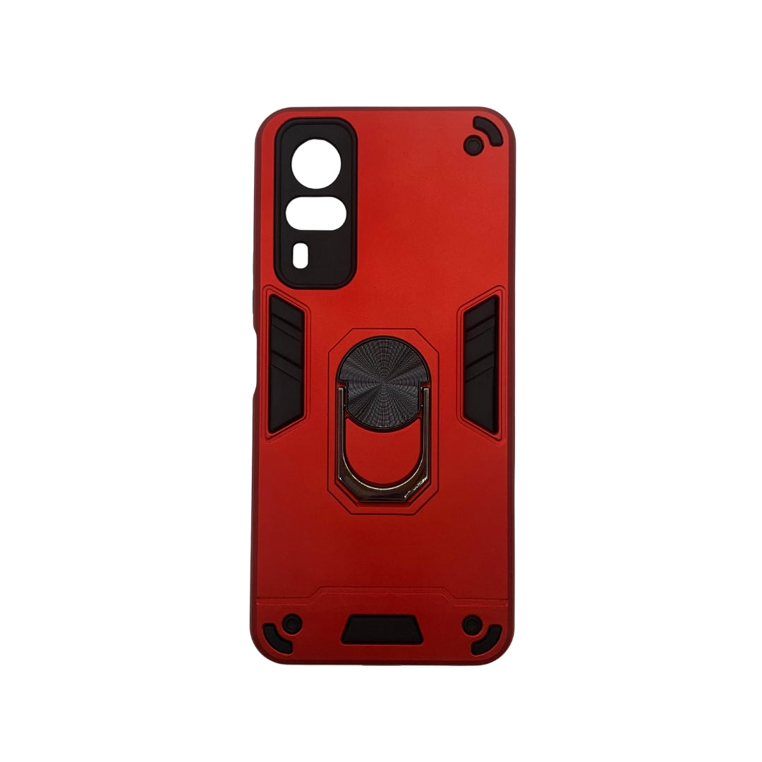 Vivo Y53s Hard PC Case with ring holder Shockproof Slim back Cover