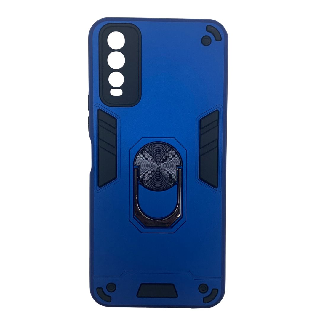 Vivo Y20 Hard PC Case with ring holder Shockproof Slim back Cover