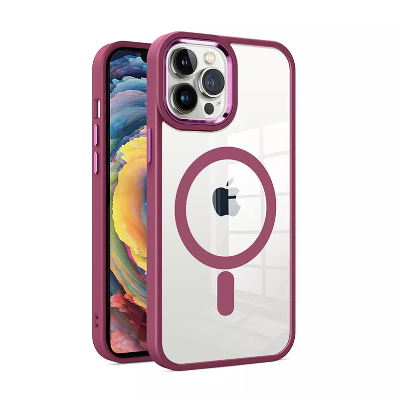 iPhone 15 Pro Max Shockproof Matte Magsafe Case