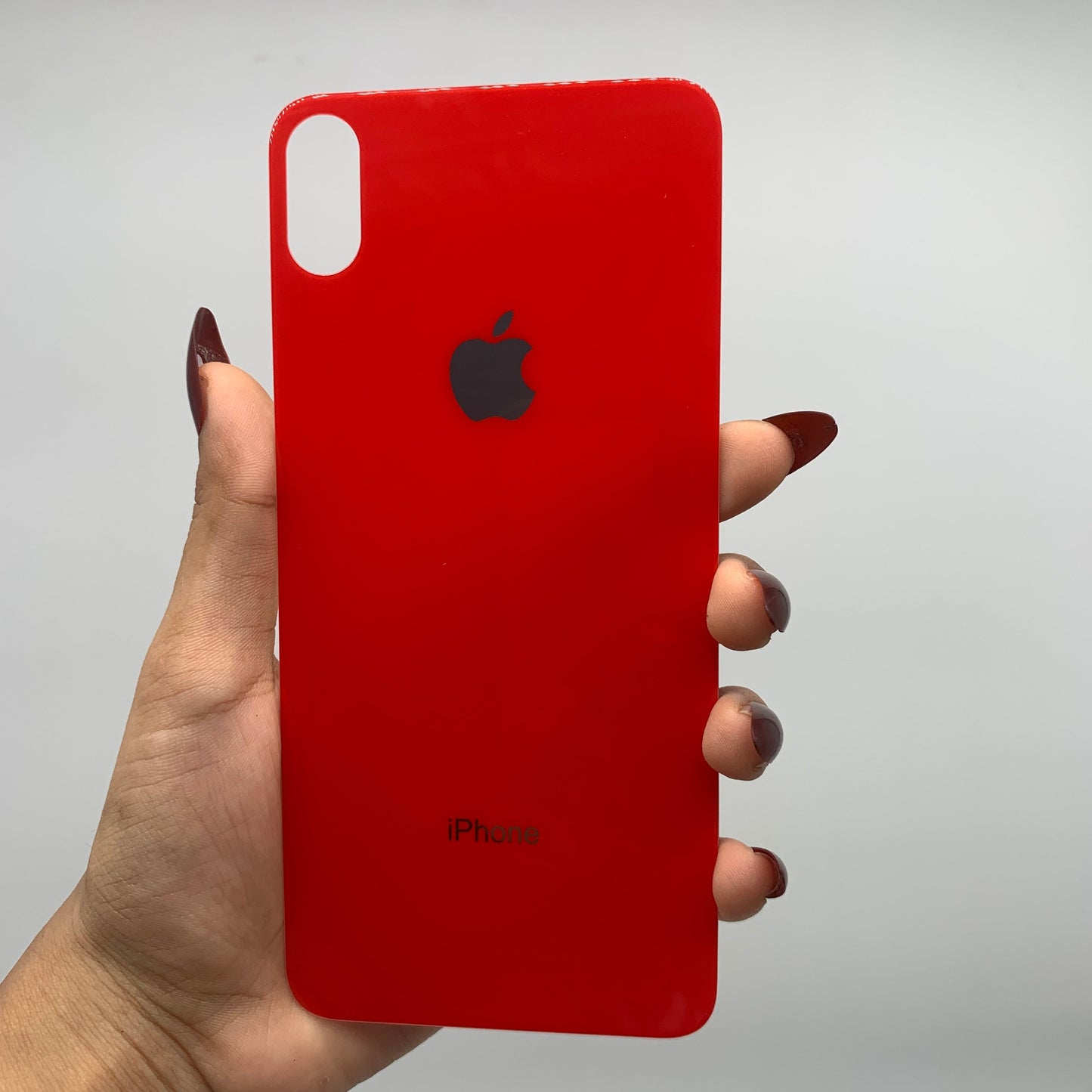 Coloured Back Tempered Glass for iPhone Xs max