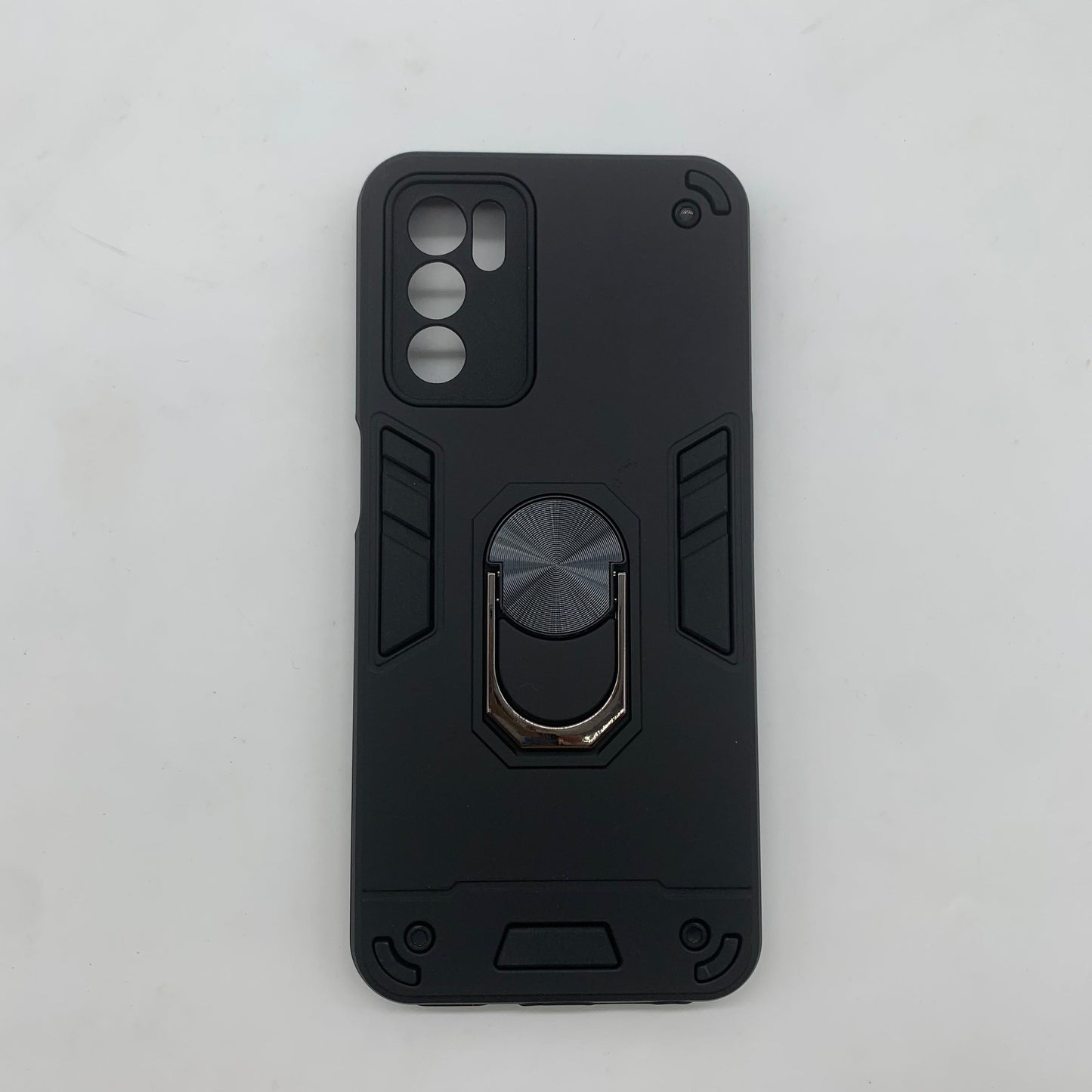 OPPO A16 Hard PC Case with ring holder Shockproof Slim back Cover