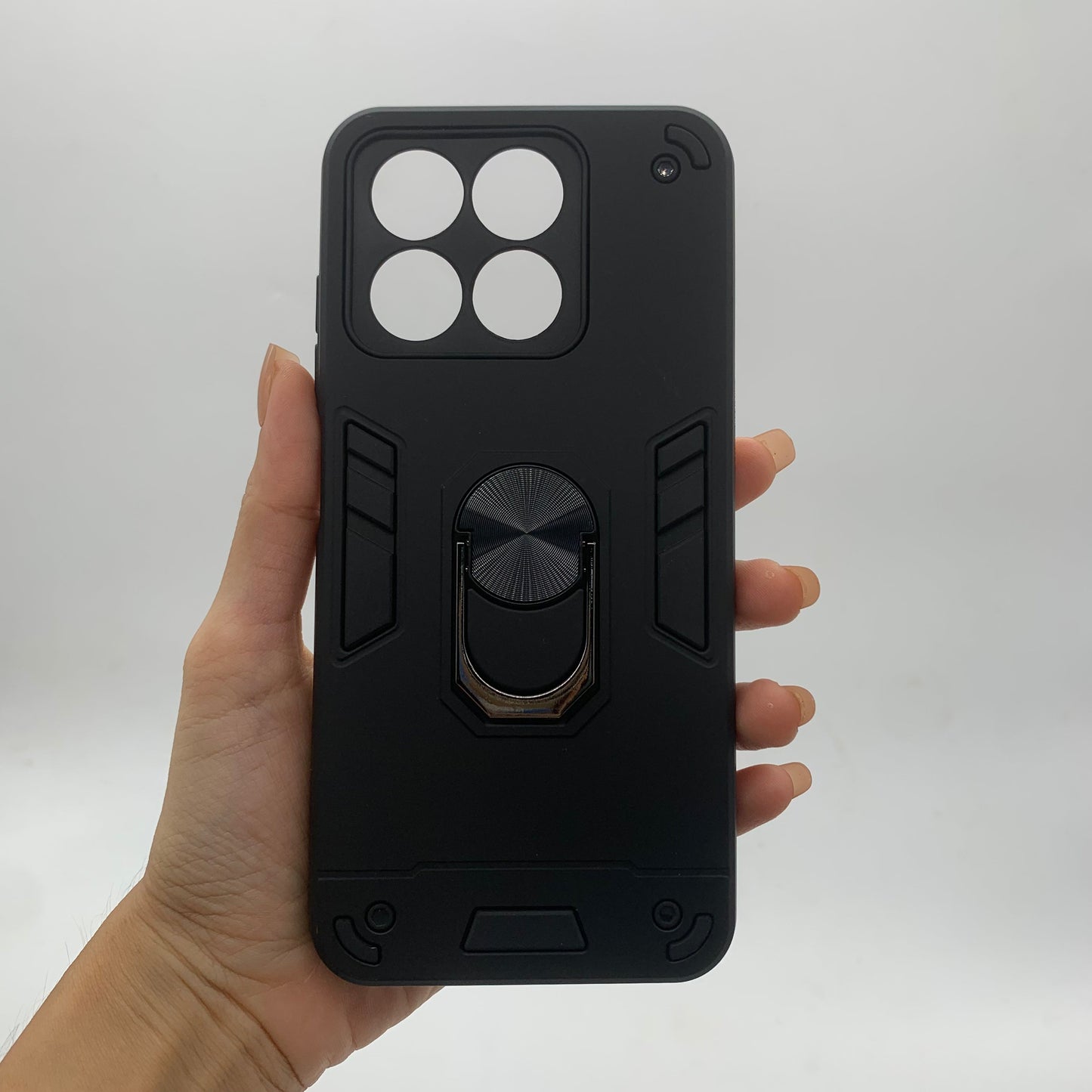 ZTE A35 Hard PC Case with ring holder Shockproof Slim back Cover