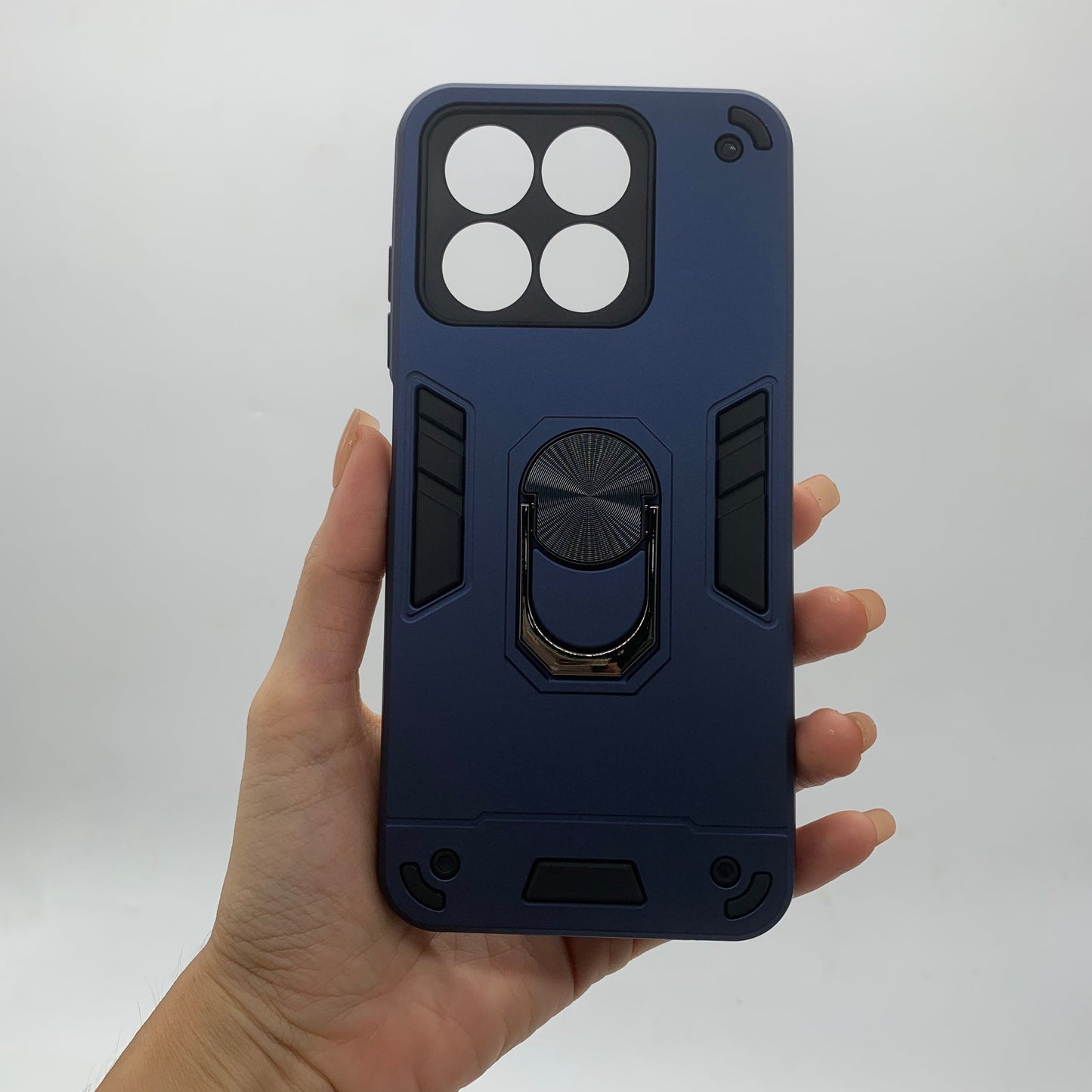 ZTE A35 Hard PC Case with ring holder Shockproof Slim back Cover