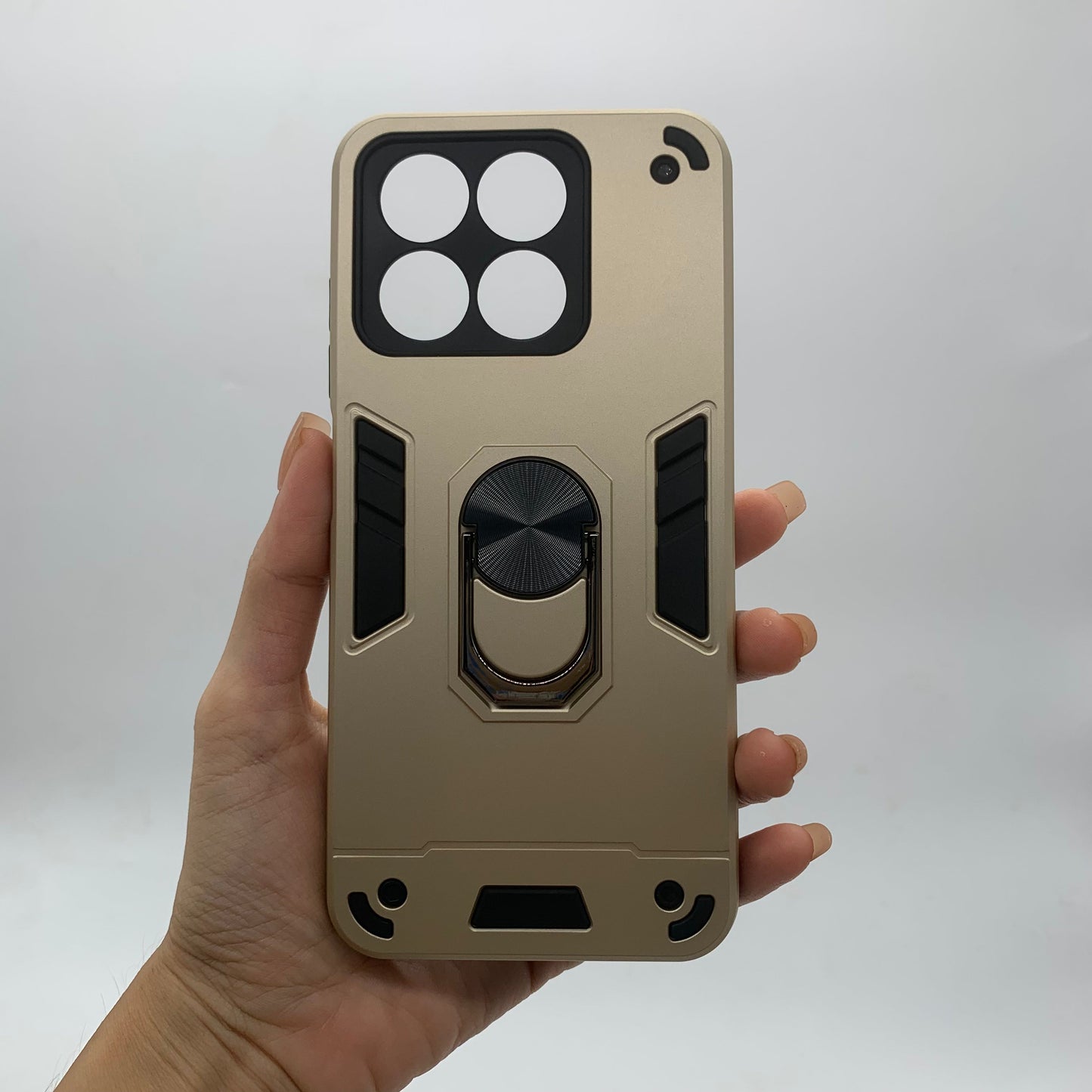 ZTE A35 Hard PC Case with ring holder Shockproof Slim back Cover