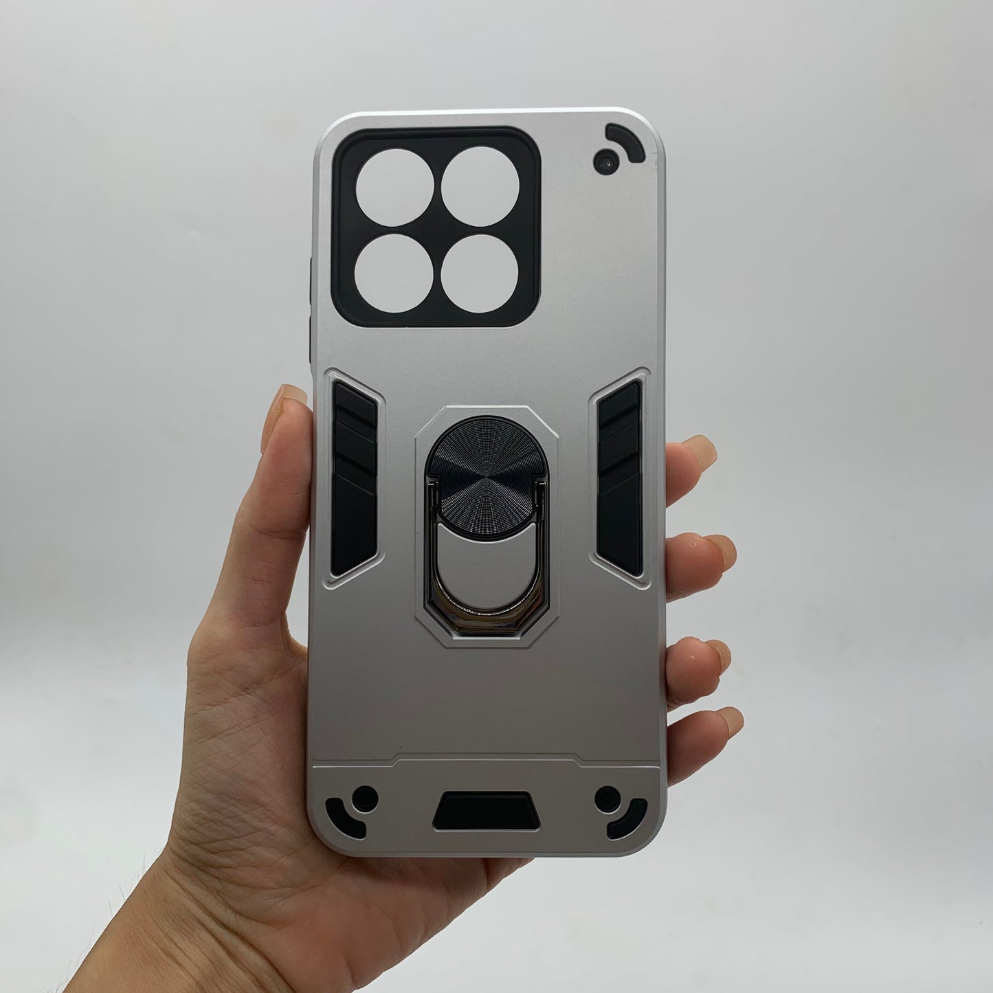 ZTE A35 Hard PC Case with ring holder Shockproof Slim back Cover