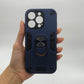 iPhone 16 Pro Hard PC Case with ring holder Shockproof Slim back Cover
