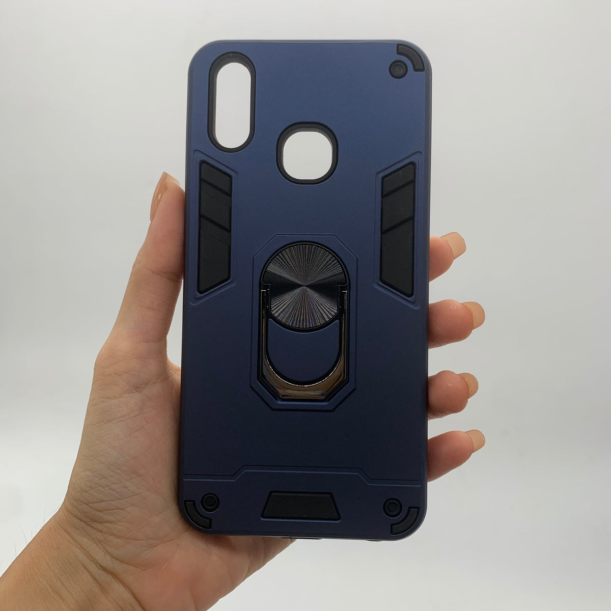Vivo Y95 Hard PC Case with ring holder Shockproof Slim back Cover