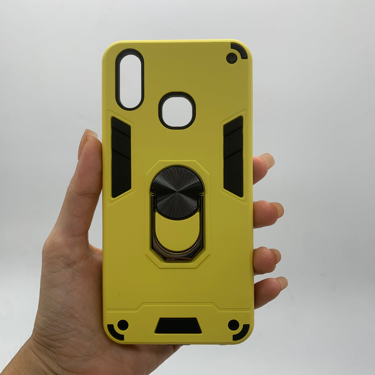 Vivo Y95 Hard PC Case with ring holder Shockproof Slim back Cover