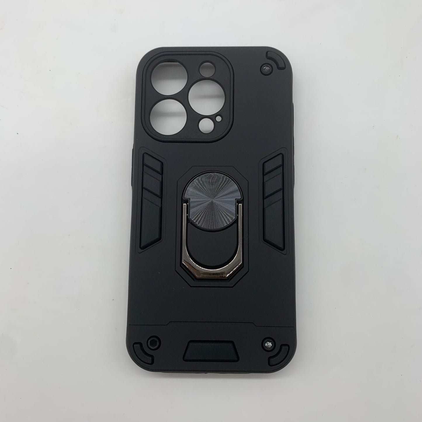 iPhone 15 Pro Hard PC Case with ring holder Shockproof Slim back Cover