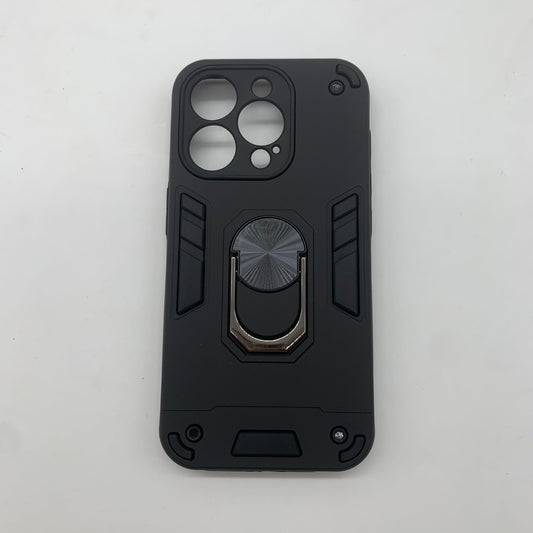iPhone 15 Pro Hard PC Case with ring holder Shockproof Slim back Cover
