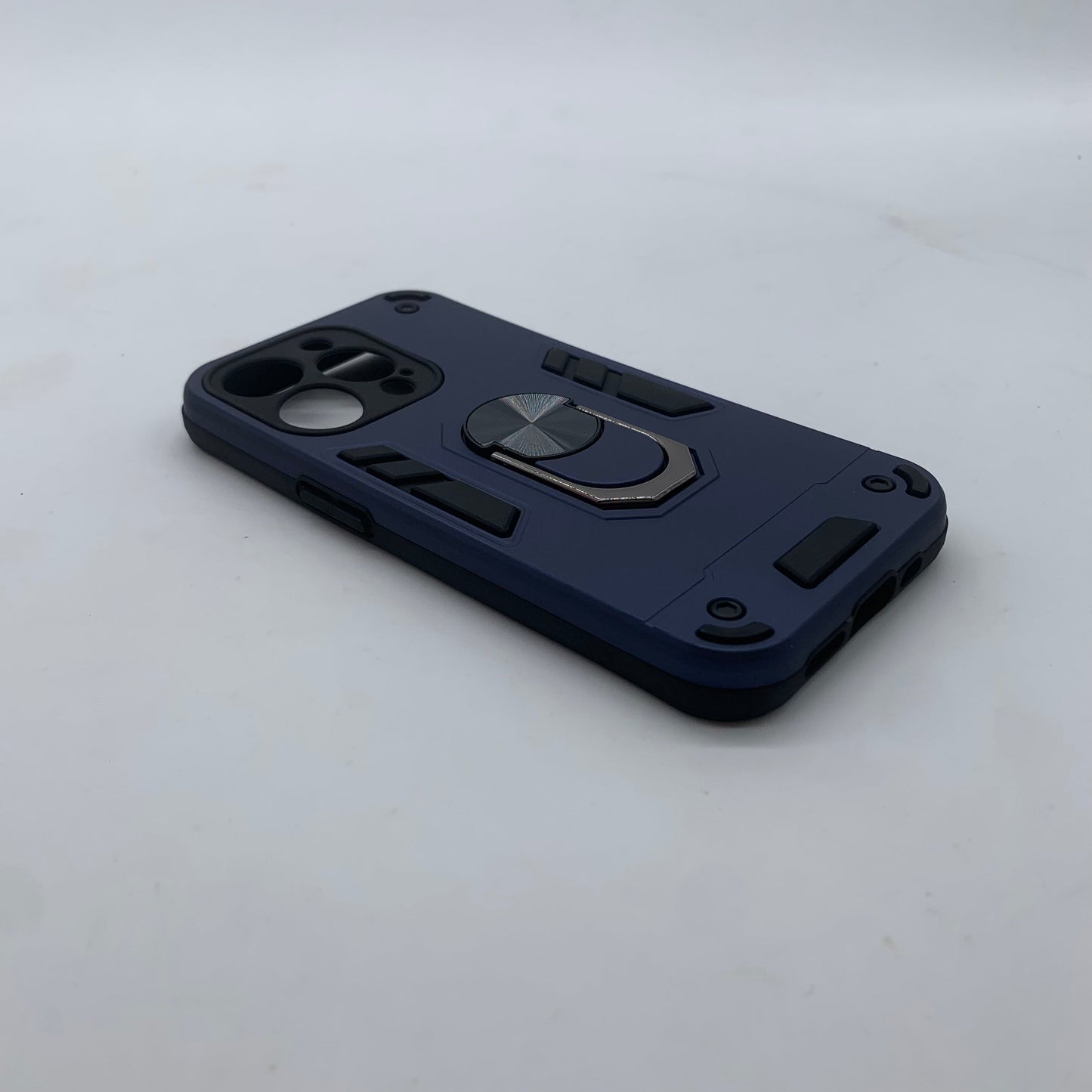 iPhone 15 Pro Hard PC Case with ring holder Shockproof Slim back Cover