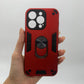 iPhone 15 Pro Hard PC Case with ring holder Shockproof Slim back Cover