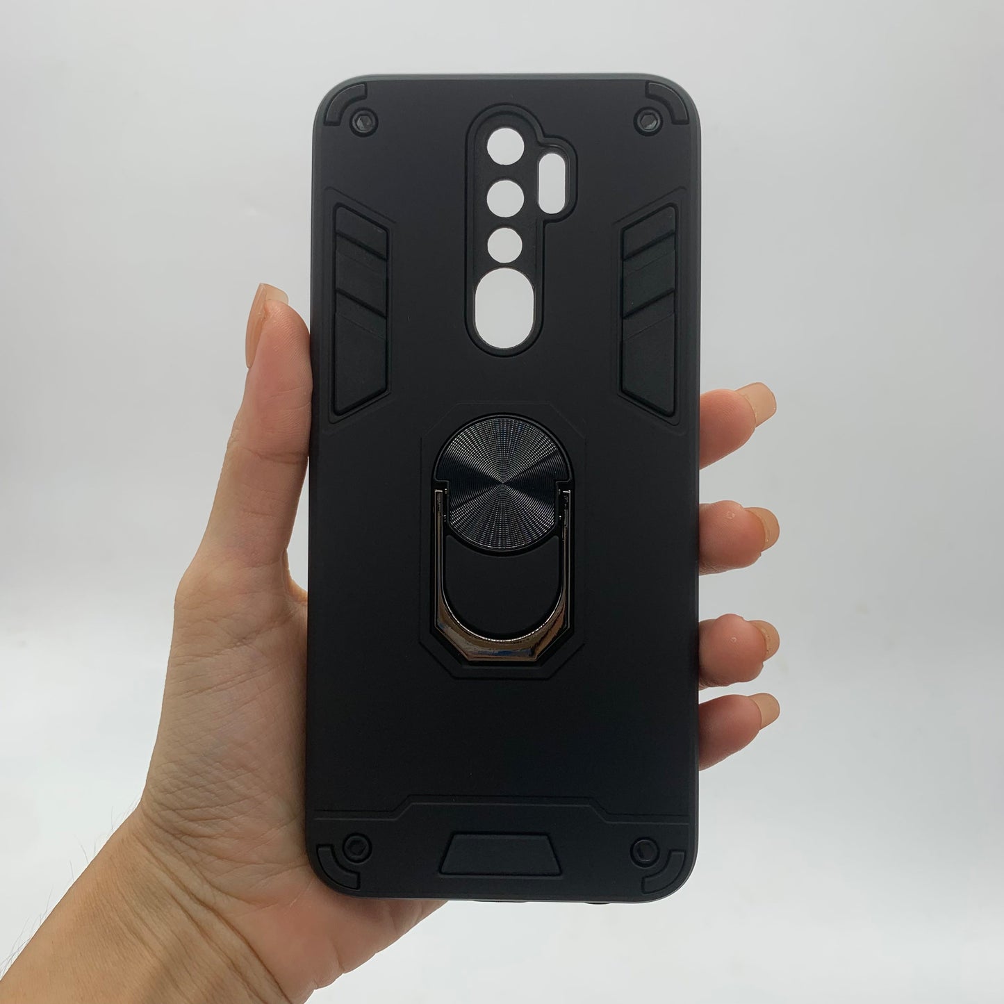 OPPO A9 2020 Hard PC Case with ring holder Shockproof Slim back Cover