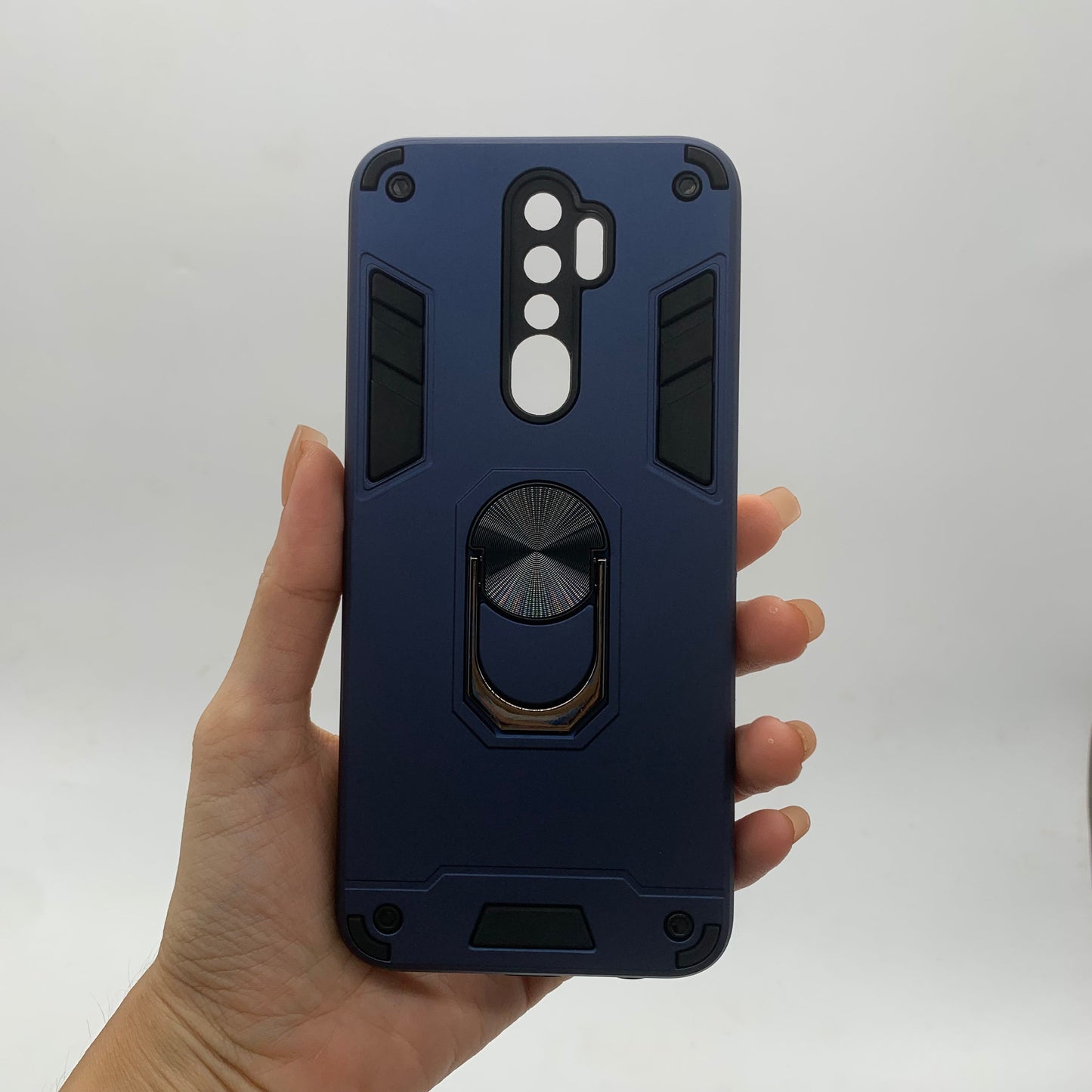OPPO A9 2020 Hard PC Case with ring holder Shockproof Slim back Cover