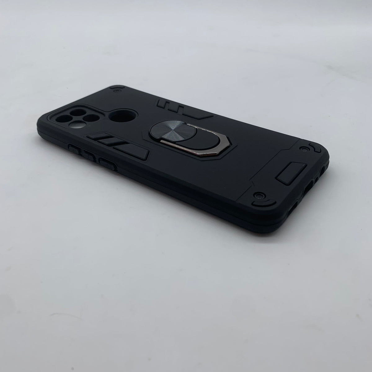 OPPO A15 Hard PC Case with ring holder Shockproof Slim back Cover