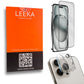 LEEKA Apple iPhone 16 Pro Supreme Quality HD Tempered Glass & Camera Lens Glass Screen Protector