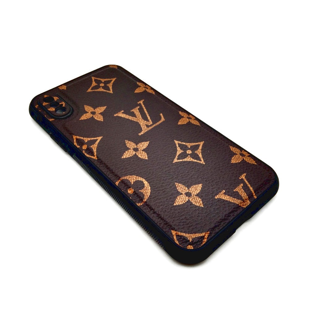 LV Case High Quality Perfect Cover Full Lens Protective Rubber TPU Case For apple iPhone XS